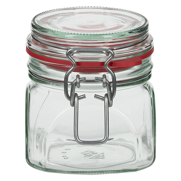 S&#322;oik do przechowywania o pojemno&#347;ci 370 ml z uchyln&#261; pokrywk&#261; UNiTWIST. Kompletny s&#322;oik z gumowym pier&#347;cieniem w rozmiarze RR82.