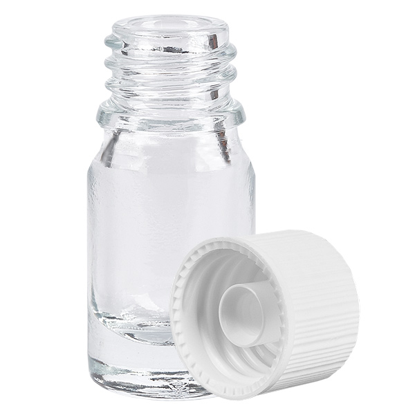 Butelka 5 ml 11 mm SV bia&#322;a STD ClearLine UT18/5