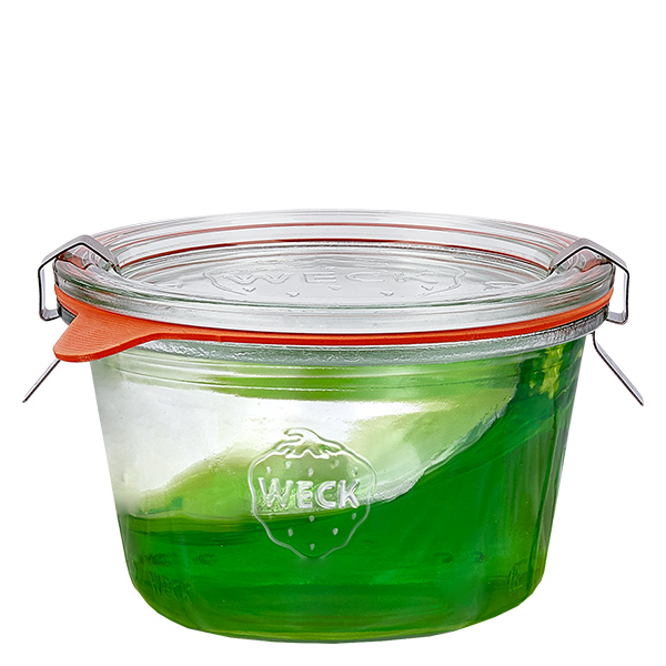 Zestaw 6 słoików Weck o pojemności 370 ml z 6 szklanymi pokrywkami Zestaw 6 słoików Weck o pojemności 370 ml z 6 szklanymi pokrywkami