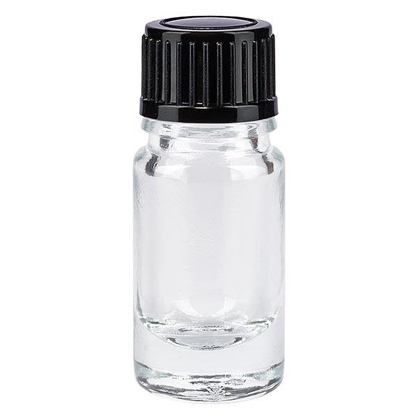 Butelka apteczna przezroczysta 5ml drip v. 1mm czarny szt. Butelka apteczna przezroczysta 5ml drip v. 1mm czarny szt.