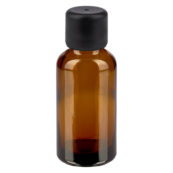Butelka 30 ml 6 mm SV czarna STD BrownLine UT18/30