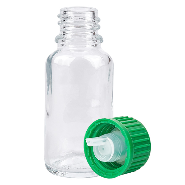 Butelka z zakraplaczem 20 ml 0,8 mm zielona STD ClearLine UT18/20 Butelka z zakraplaczem 20 ml 0,8 mm zielona STD ClearLine UT18/20