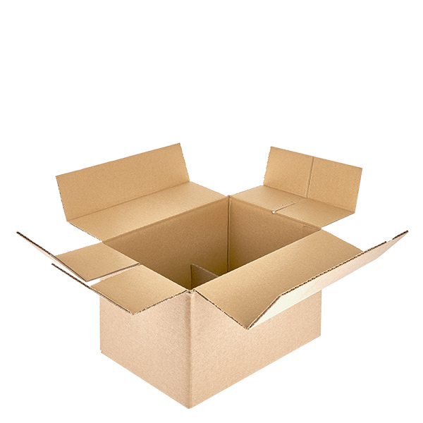 Kartony na szklanki (25 szt.) z 6 przegrodami 234x155x147 mm