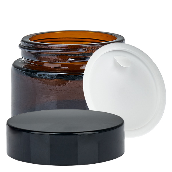 Szklany słoik 30ml brązowy z pokrywką UNiTWIST Szklany słoik 30ml brązowy z pokrywką UNiTWIST