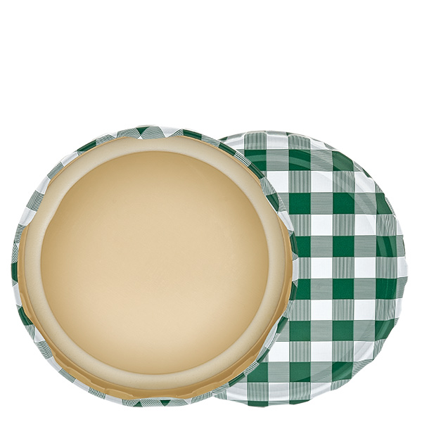 Pokrywa BasicSeal 82 mm w szachownic&#281; zielono-bia&#322;&#261; (TO82) UN...