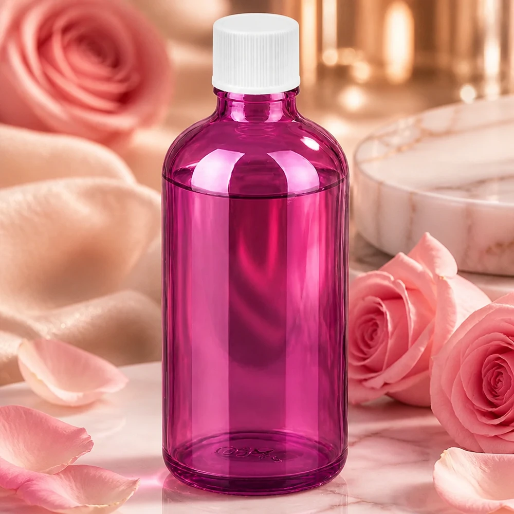 Butelka 100 ml z zakrętką 11 mm biała standardowa PurpleLine UT18/100 Butelka PurpleLine 100 ml z białą zakrętką idealna do kosmetyków DIY i produktów naturalnych