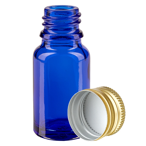 Butelka 10 ml 11 mm SV aluminiowo-z&#322;ota STD BlueL. UT18/10