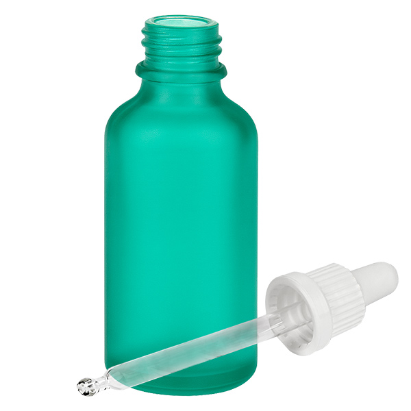 Butelka do lek&#243;w p&#322;ynnych 50 ml bia&#322;a OV GreenLine UT18/50