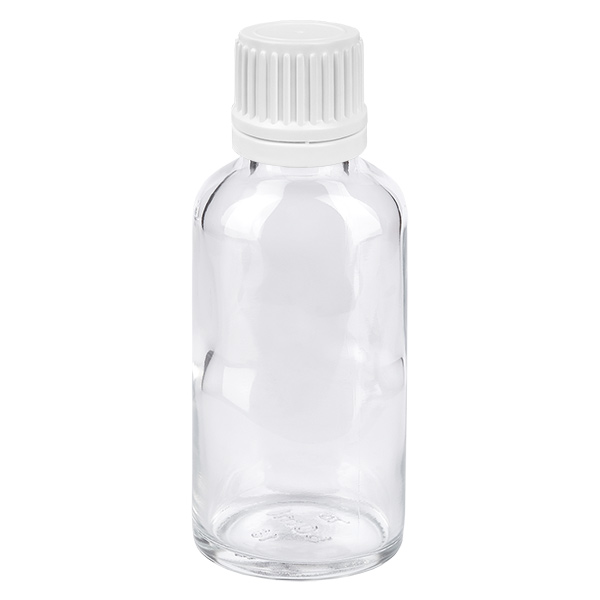 Butelka z kroplomierzem 30 ml 0,7 mm biała OV ClearLine UT18/30 Butelka z kroplomierzem 30 ml 0,7 mm biała OV ClearLine UT18/30