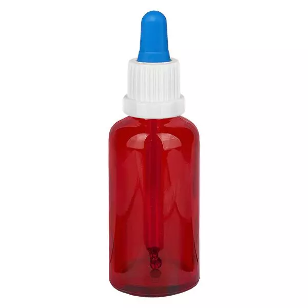 Butelka z pipetą 50 ml biała/niebieska OV RedLine UT18/50 Butelka z pipetą 50 ml biała/niebieska OV RedLine UT18/50