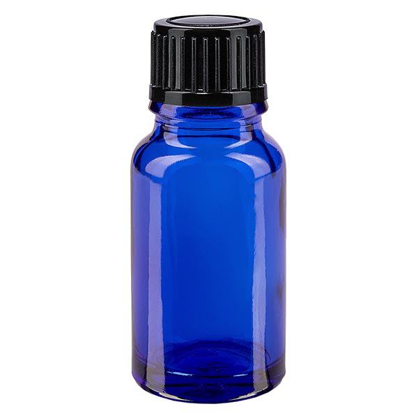 Butelka apteczna niebieska 10ml drip v. 1mm czarny szt Butelka apteczna niebieska 10ml drip v. 1mm czarny szt