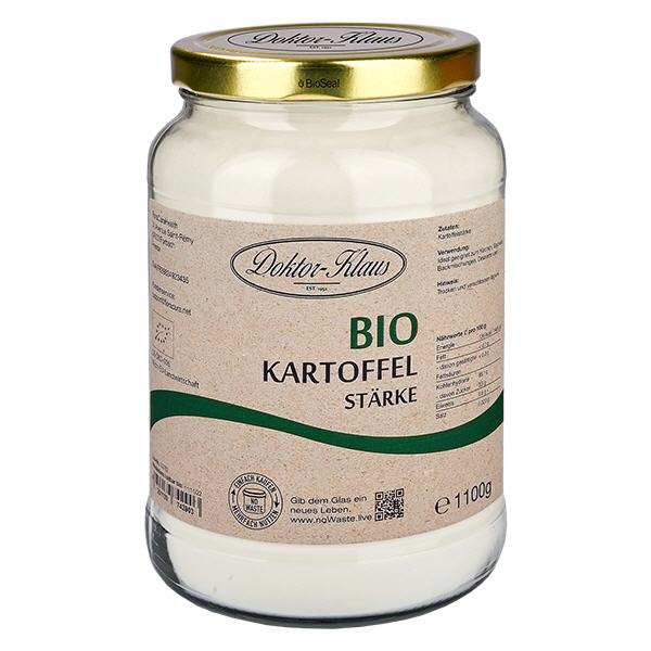 1100g ekologicznej skrobi ziemniaczanej Doktor-Klaus noWaste 1100g ekologicznej skrobi ziemniaczanej Doktor-Klaus noWaste