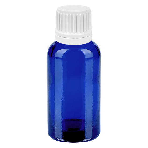 Butelka z kroplomierzem 30 ml 0,7 mm biała OV BlueLine UT18/30