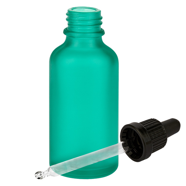 Butelka do leków płynnych 50 ml, czarna OV GreenLine UT18/50