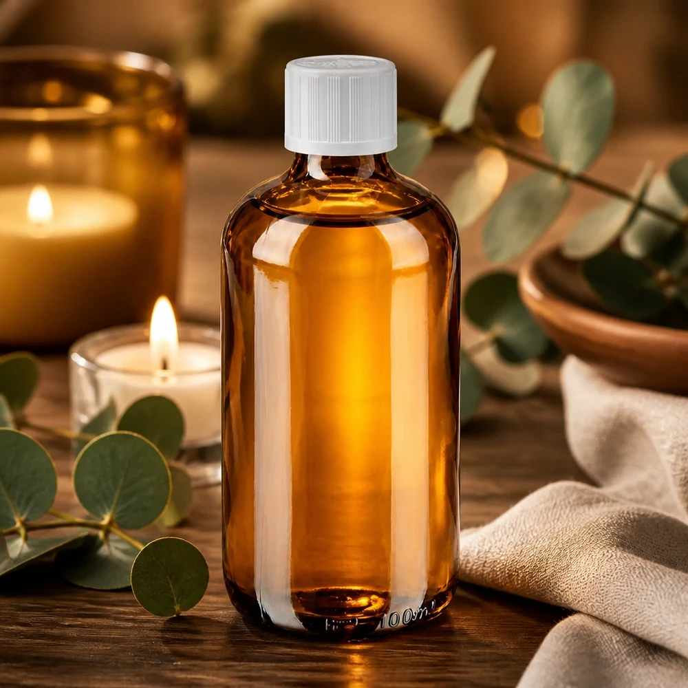 Butelka apteczna brązowa 100ml z kroplomierzem biała KiSi St Butelka z kroplomierzem o pojemności 100 ml, wykonana z brązowego szkła, z białym zamknięciem KiSi i wkładem kroplomierza o średnicy 1,2 mm