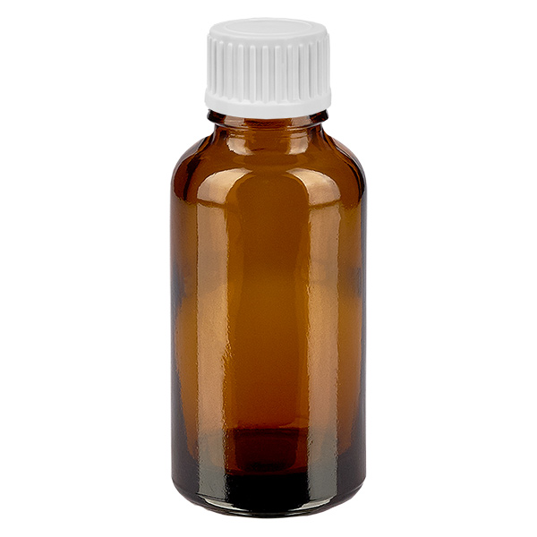 30 ml (globul) butelka 3 mm GR w. STD BrownL. UT18/30