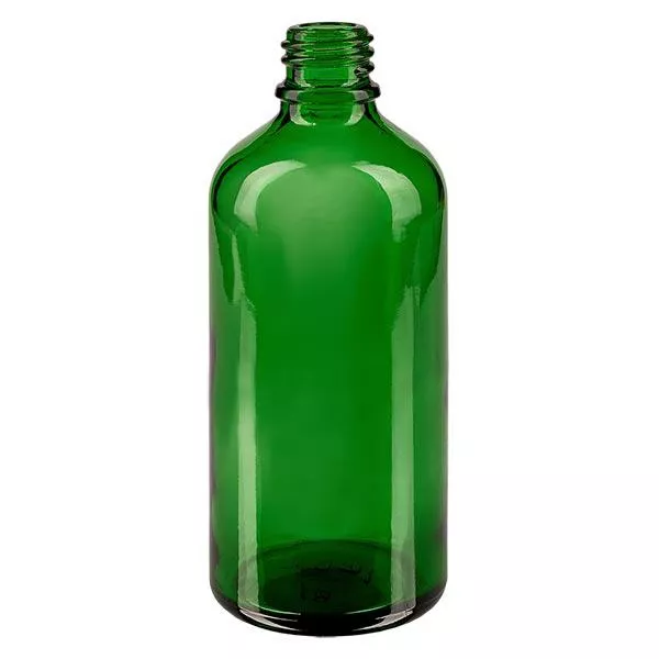 Butelka z zakraplaczem 100 ml DIN 18 ZIELONE SZKŁO Butelka z zakraplaczem 100 ml DIN 18 ZIELONE SZKŁO