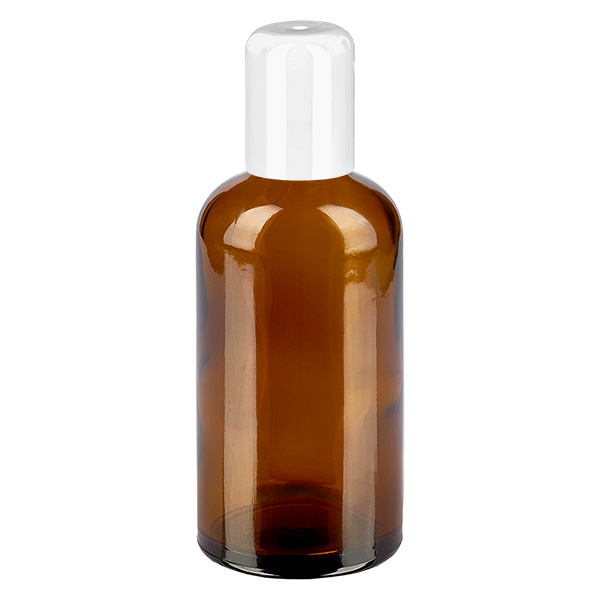 100 ml butelka roll-on bia&#322;a STD BrownLine UT18/100