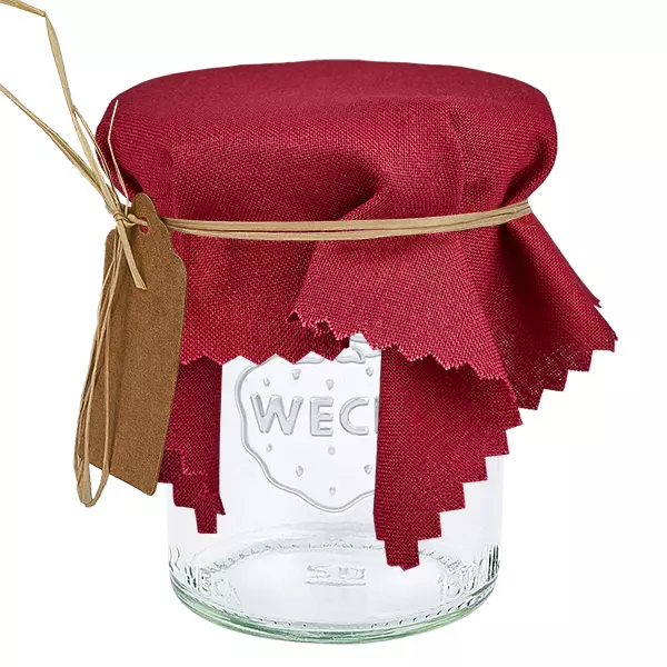Serwetka z tkaniny w kolorze bordowym, kwadratowa, 15 cm Serwetka z tkaniny w kolorze bordowym, kwadratowa, 15 cm