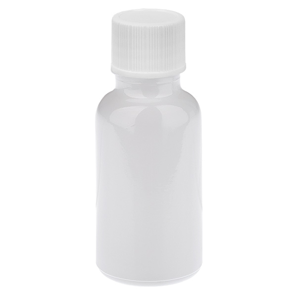 Butelka 20 ml z zakrętką 11 mm, biała, standardowa WhiteLine UT18/20 Butelka 20 ml z zakrętką 11 mm, biała, standardowa WhiteLine UT18/20