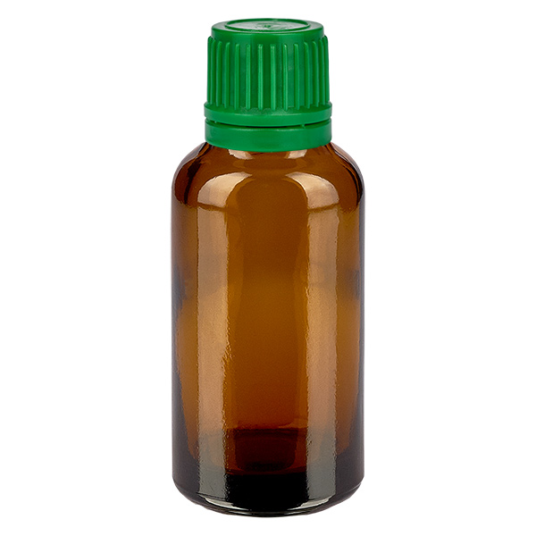 Butelka 30 ml 11 mm SV zielona OV BrownLine UT18/30