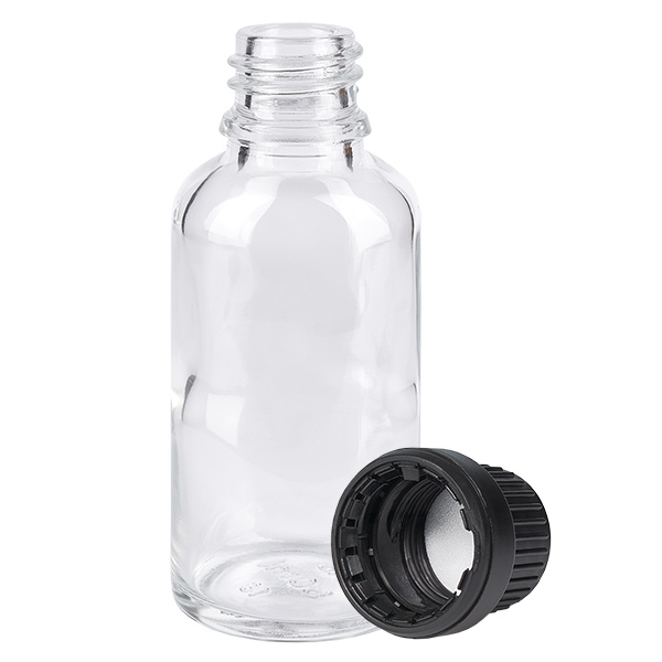 Butelka 30 ml 11 mm SV czarna OV ClearLine UT18/30