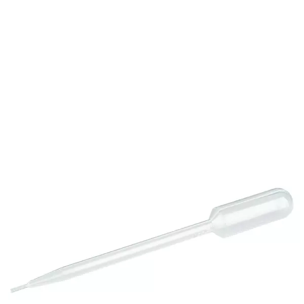 Pipeta transferowa, objętość nominalna: 6 ml, (dł. x szer.): 146 x 15 mm, materiał: LD-PE, przezroczysta, wielkość kropli: 20 µl - 30 µl, 400 sztuk/karton