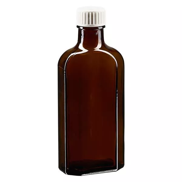 125 ml Brązowa zakrętka Meplat z wkładką z pianki PE