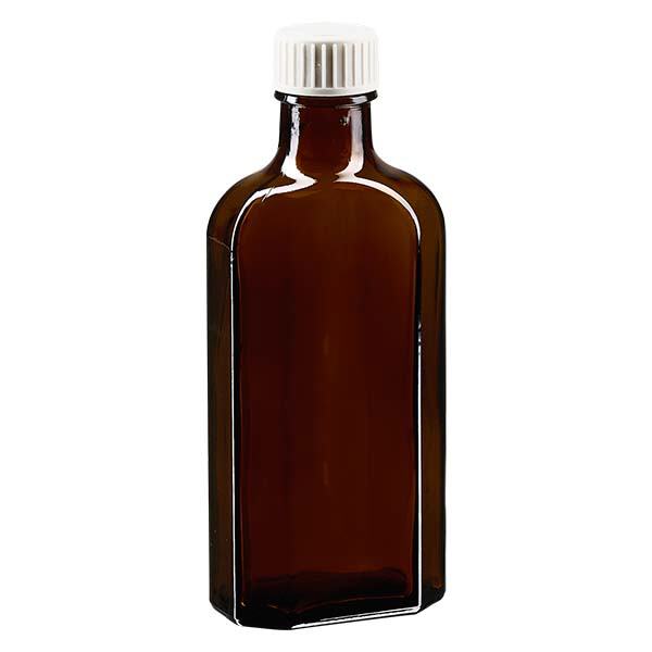 125 ml Brązowa zakrętka Meplat z wkładką z pianki PE 125 ml Brązowa zakrętka Meplat z wkładką z pianki PE