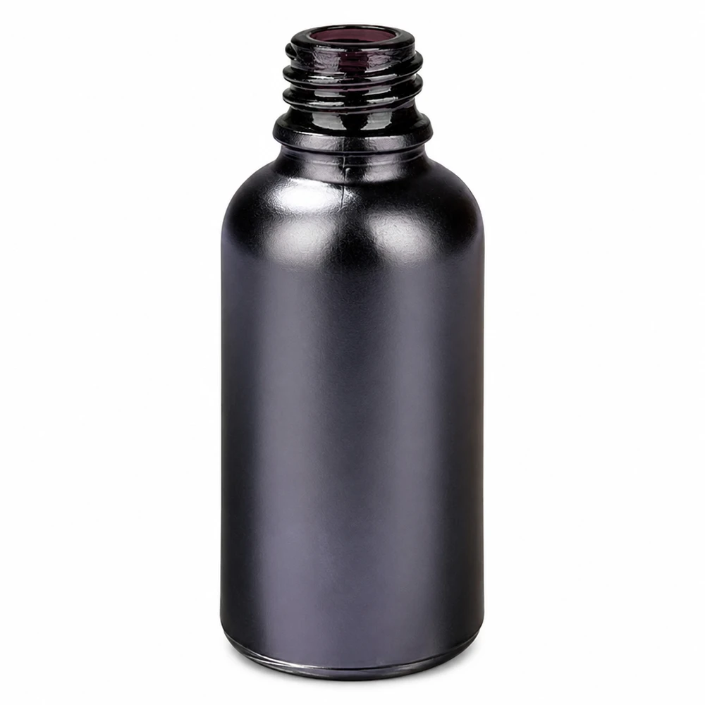Butelka farmaceutyczna 30 ml BlackLine UT18/30 UNiTWIST 30 ml czarna butelka farmaceutyczna BlackLine UT18/30 z gwintem UNiTWIST do leków i nalewek