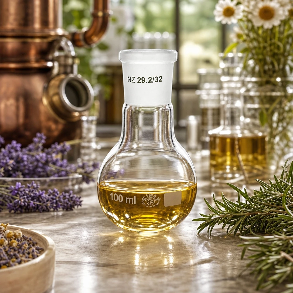 Kolba 100 ml ze standardowym szlifowanym złączem (29/32) Kompaktowa kolba laboratoryjna 100 ml ze standardowym szlifem 29/32 - idealna do małych objętości i mikroreakcji