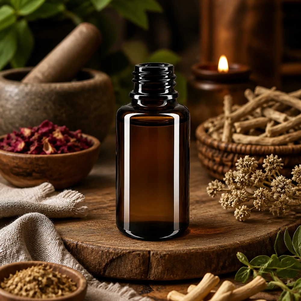 Butelka z fioletowego szkła 20ml DIN 18 (Mironglas) 20ml Miron fioletowa szklana butelka Orion z kroploszczelnym otworem do aromaterapii i naturoterapii