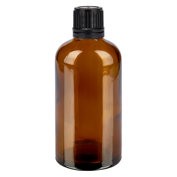 100 ml butelka 11 mm SV czarna OV BrownL. UT18/100