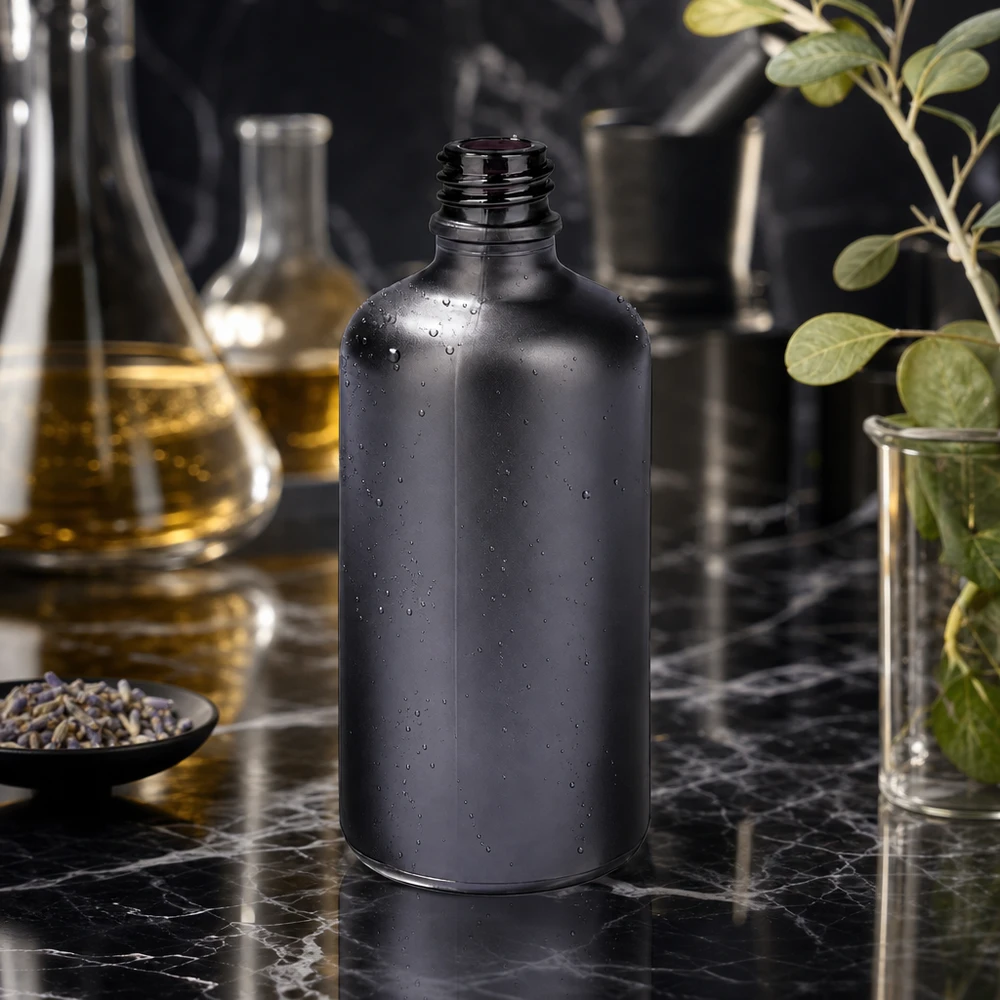 Butelka apteczna 100 ml BlackLine UT18/100 UNiTWIST Butelka farmaceutyczna 100 ml BlackLine UT18/100 UNiTWIST z systemem zamknięcia UNiTWIST ułatwiającym obsługę