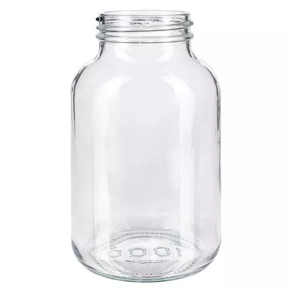 Butelka z szeroką szyjką 1000 ml z przezroczystego szkła