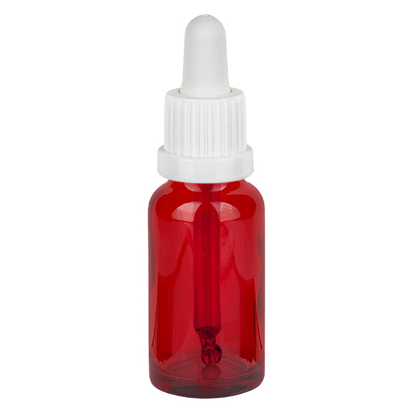 Butelka z pipetą 20 ml biała OV RedLine UT18/20