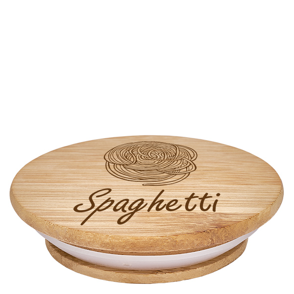 Drewniana pokrywa „Spaghetti” do WECK RR100 Drewniana pokrywa „Spaghetti” do WECK RR100