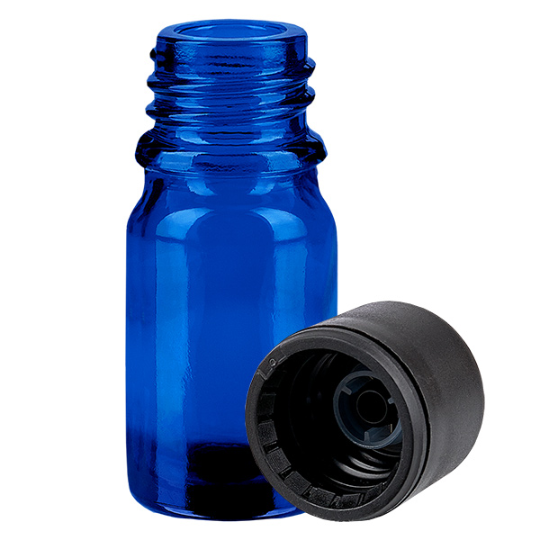 Butelka 5 ml 11 mm SV czarna OV BlueLine UT18/5