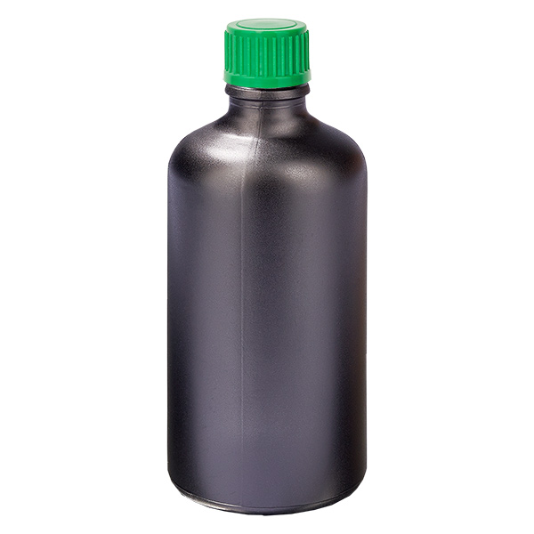 Butelka z zakraplaczem 100 ml 0,8 mm zielona STD BlackLine UT18/100