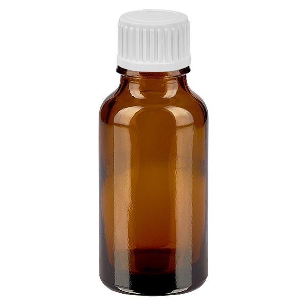 Butelka z kroplomierzem 20 ml 0,9 mm biała STD BrownLine UT18/20 Butelka z kroplomierzem 20 ml 0,9 mm biała STD BrownLine UT18/20