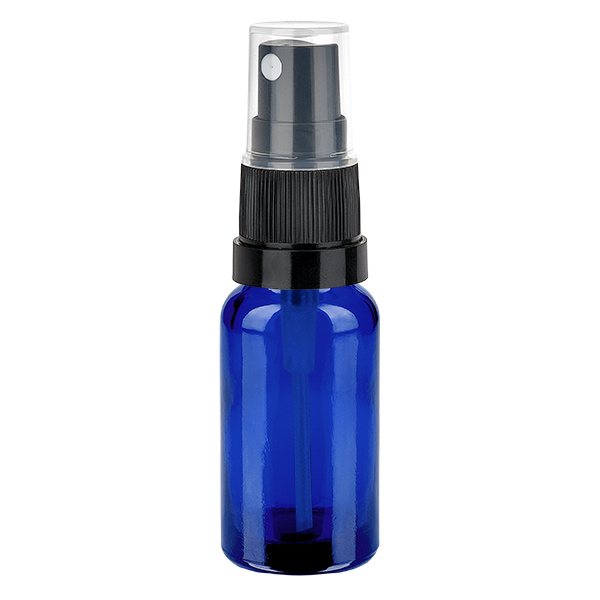 20 ml butelka ze spryskiwaczem czarna/przezroczysta STD BlueL. UT18/20