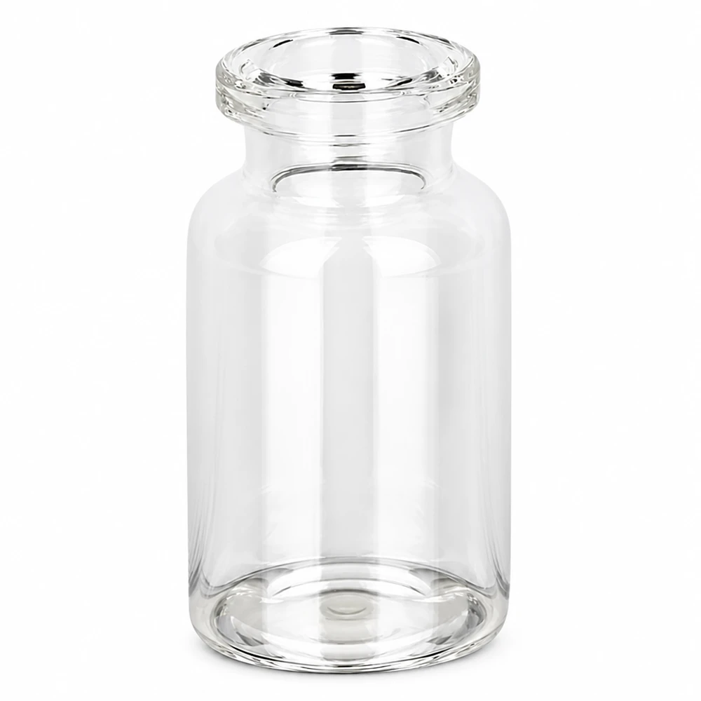 Butelka iniekcyjna z przezroczystego szkła 10 ml Transparente 10ml Glasvial Injektionsflasche mit Crimphals für Impfstoffe und Medikamente