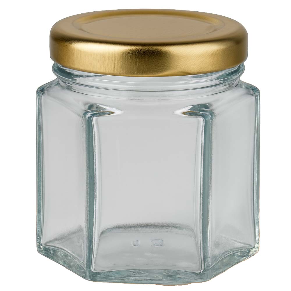 60g Honigglas mit goldenem Deckel BasicSeal UNiTWIST