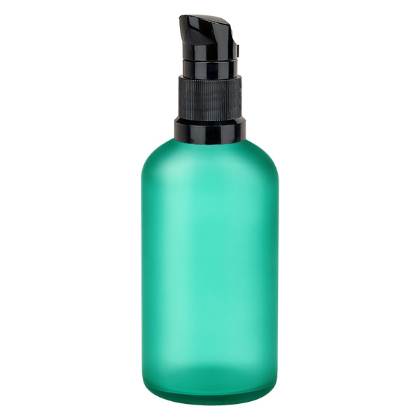 Butelka z pompką 100 ml czarna STD GreenLine UT18/100 Butelka z pompką 100 ml czarna STD GreenLine UT18/100