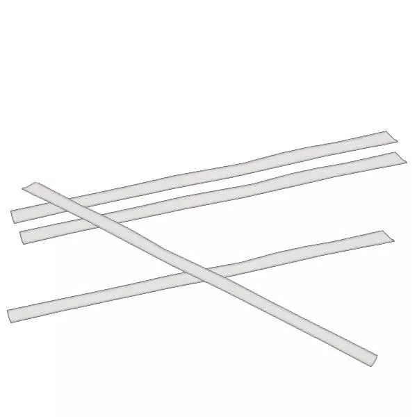 Taśma spinająca płaska biała (opakowanie 100 szt.) 100 mm. Wykonane z białego papieru. Z wkładką z drutu 0,5 mm. Szerokość 7 mm, długość 100 mm. Taśma spinająca płaska biała (opakowanie 100 szt.) 100 mm. Wykonane z białego papieru. Z wkładką z drutu 0,5 mm. Szerokość 7 mm, długość 100 mm.