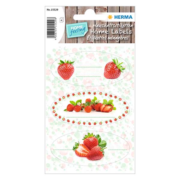 Naklejki kuchenne "Truskawka" (12 naklejek) | 4 arkusze = 12 naklejek papierowych. Naklejki kuchenne "Truskawka" (12 naklejek) | 4 arkusze = 12 naklejek papierowych.
