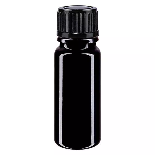 Butelka apteczna viol. 10ml zakrętka czarna szt.
