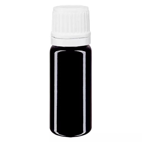 Butelka apteczna viol. 10 ml kroplówka v. 1,2 mm biały OV Butelka apteczna viol. 10 ml kroplówka v. 1,2 mm biały OV