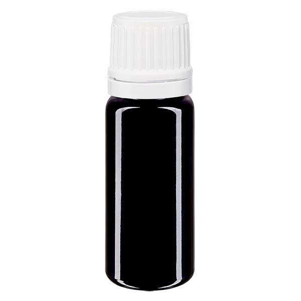 Butelka apteczna viol. 10 ml kroplówka v. 1,2 mm biały OV Butelka apteczna viol. 10 ml kroplówka v. 1,2 mm biały OV