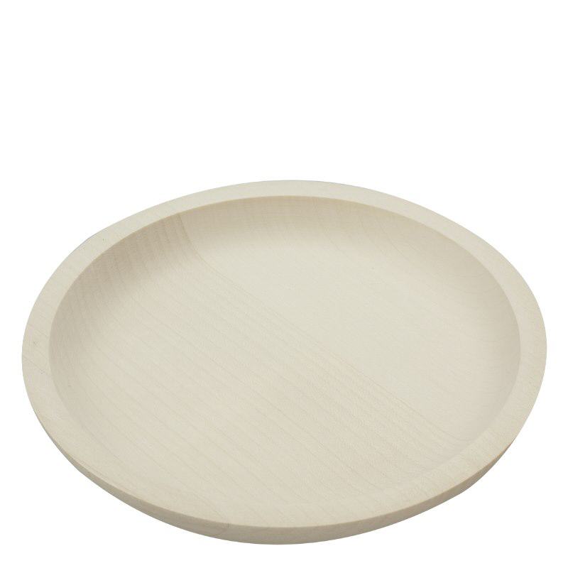 Duży drewniany talerz Ø 18 cm Duży drewniany talerz Ø 18 cm